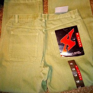 NWT Light Olive Denim Jeans